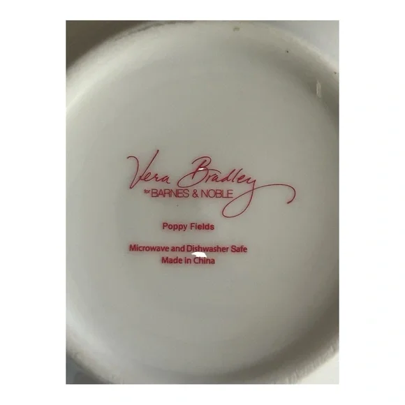 Vera Bradley Poppy Fields Tea for One TEAPOT & SAUCER ONLY Barnes & Noble Steep - Picture 11 of 12